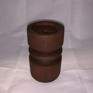 Vintage wood candle stick holder chic home decor bohemian decor